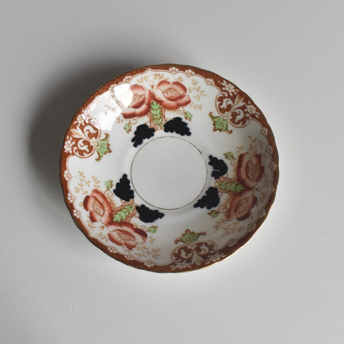 アンティークカップ＆ソーサートリオ イギリス窯 （スタンレー・チャールズ・アミソン）A