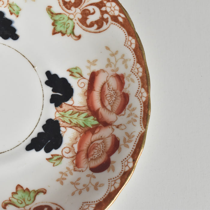 アンティークカップ＆ソーサートリオ イギリス窯 （スタンレー・チャールズ・アミソン）A