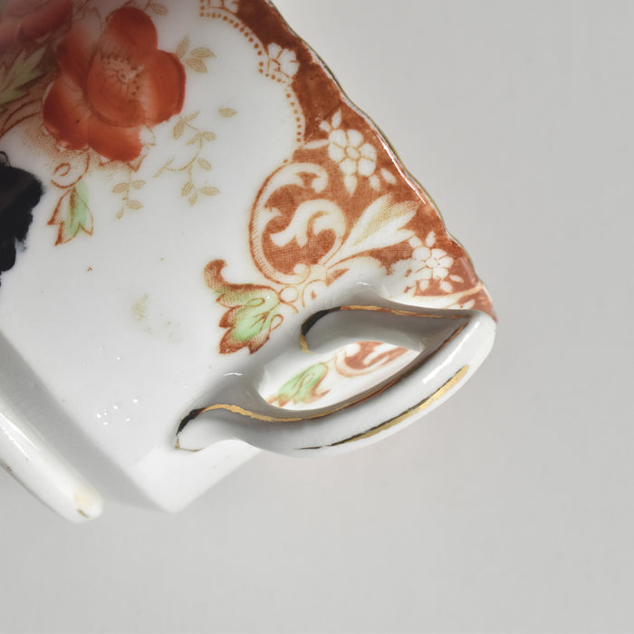 アンティークカップ＆ソーサートリオ イギリス窯 （スタンレー・チャールズ・アミソン）A