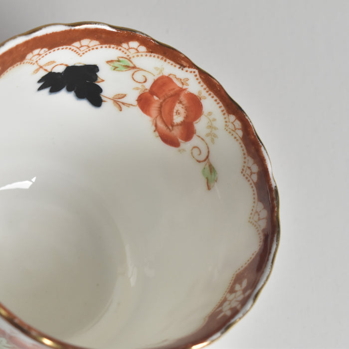 アンティークカップ＆ソーサートリオ イギリス窯 （スタンレー・チャールズ・アミソン）A