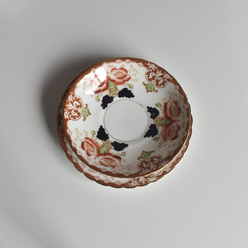 Antique Cup & Saucer Trio - English Pottery (Stanley Charles Amison) A