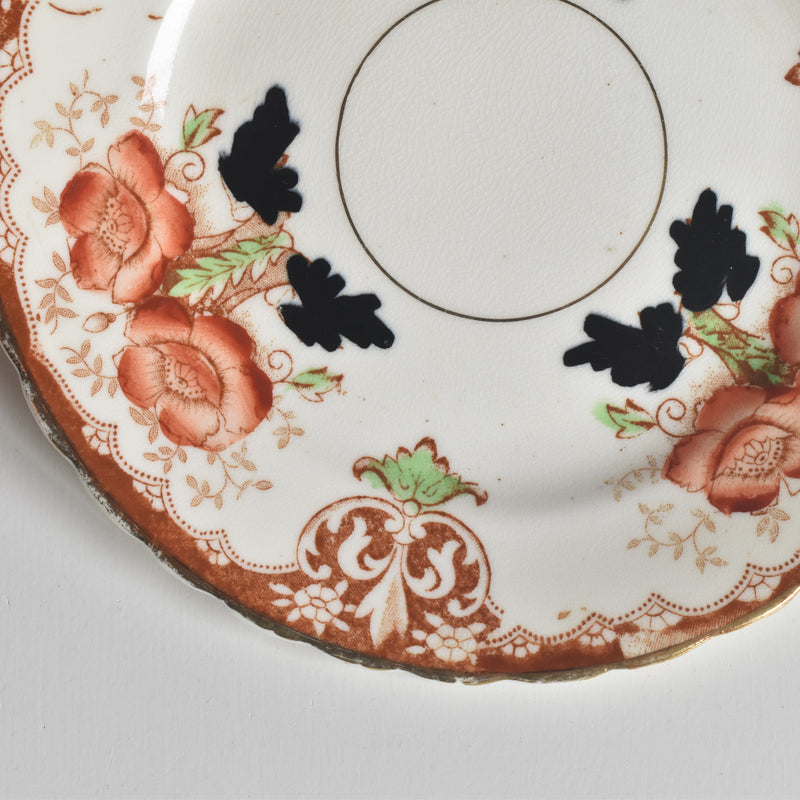 アンティークカップ＆ソーサートリオ イギリス窯 （スタンレー・チャールズ・アミソン）B