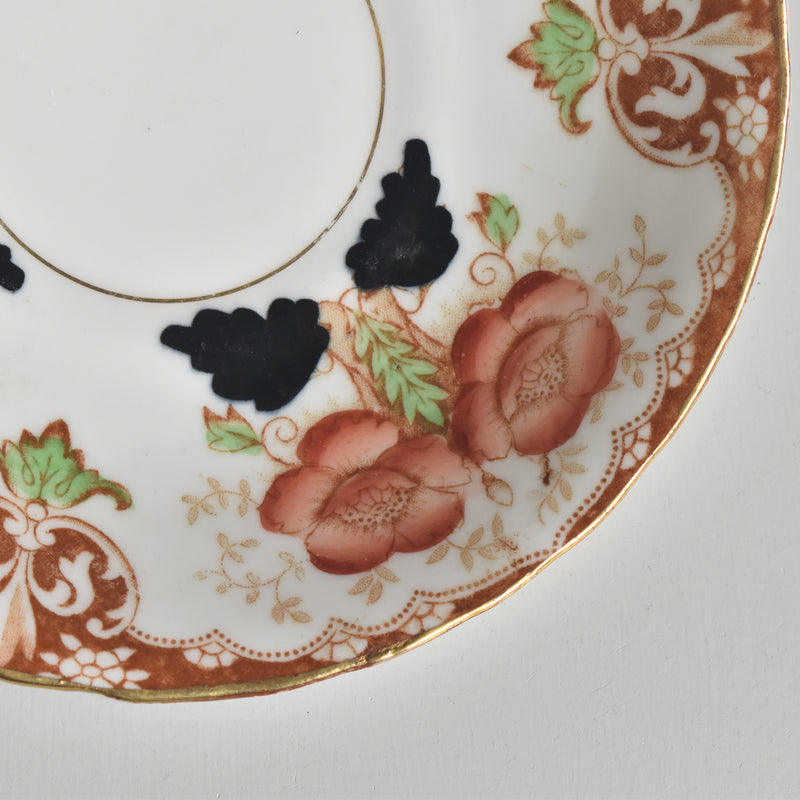 アンティークカップ＆ソーサートリオ イギリス窯 （スタンレー・チャールズ・アミソン）B