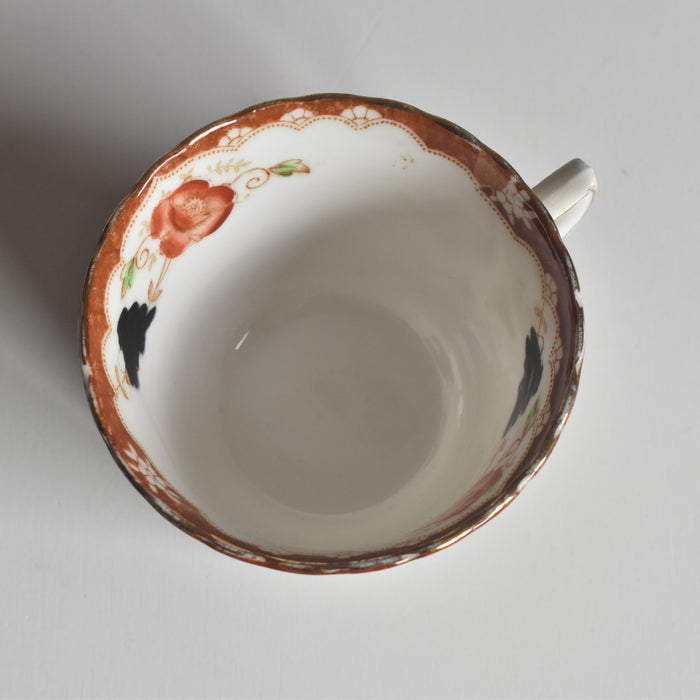 アンティークカップ＆ソーサートリオ イギリス窯 （スタンレー・チャールズ・アミソン）B