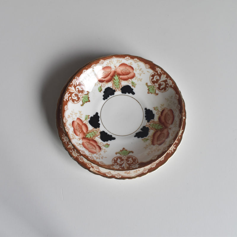 アンティークカップ＆ソーサートリオ イギリス窯 （スタンレー・チャールズ・アミソン）B