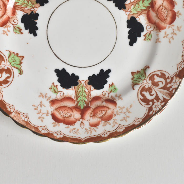 アンティークカップ＆ソーサートリオ イギリス窯 （スタンレー・チャールズ・アミソン）C