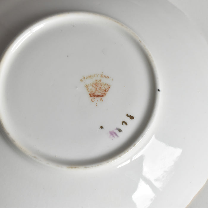 アンティークカップ＆ソーサートリオ イギリス窯 （スタンレー・チャールズ・アミソン）C