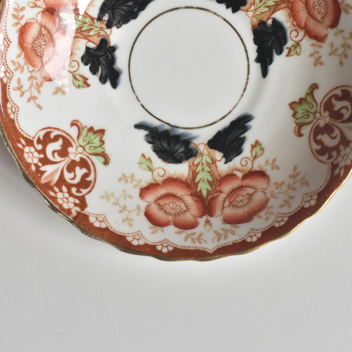 アンティークカップ＆ソーサートリオ イギリス窯 （スタンレー・チャールズ・アミソン）C