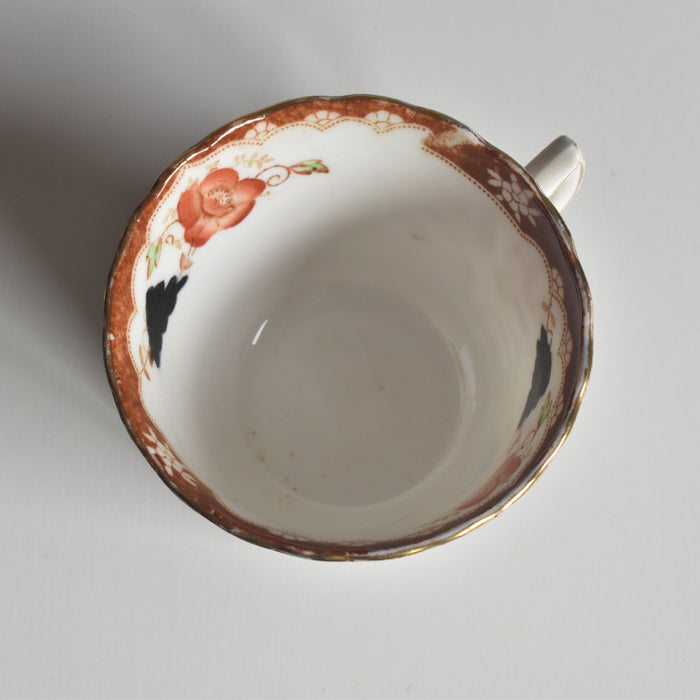 アンティークカップ＆ソーサートリオ イギリス窯 （スタンレー・チャールズ・アミソン）C