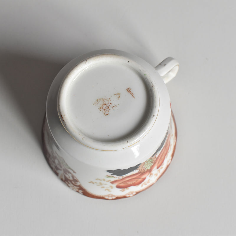 アンティークカップ＆ソーサートリオ イギリス窯 （スタンレー・チャールズ・アミソン）C