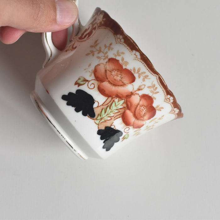 アンティークカップ＆ソーサートリオ イギリス窯 （スタンレー・チャールズ・アミソン）C