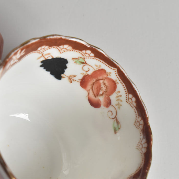 アンティークカップ＆ソーサートリオ イギリス窯 （スタンレー・チャールズ・アミソン）C