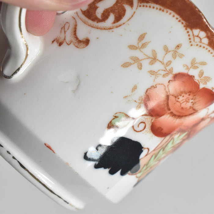 アンティークカップ＆ソーサートリオ イギリス窯 （スタンレー・チャールズ・アミソン）C