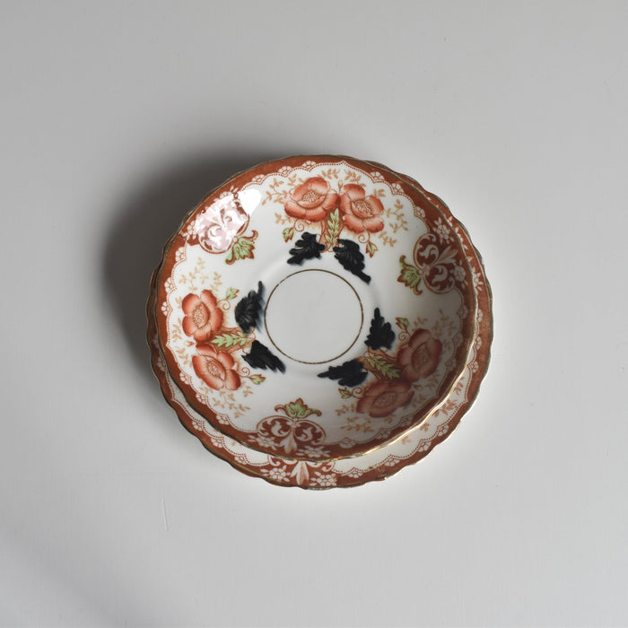 アンティークカップ＆ソーサートリオ イギリス窯 （スタンレー・チャールズ・アミソン）C