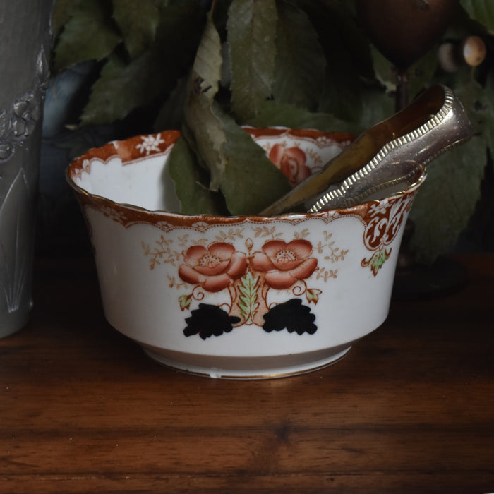 アンティークシュガーボウル イギリス窯 （スタンレー・チャールズ・アミソン）