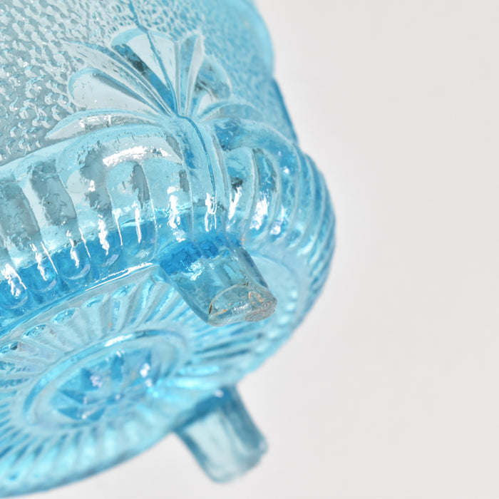 アンティークシュガーポット プレスグラス （ポリティユー）