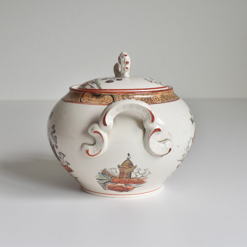 Antique sugar pot Badonviller Tokio