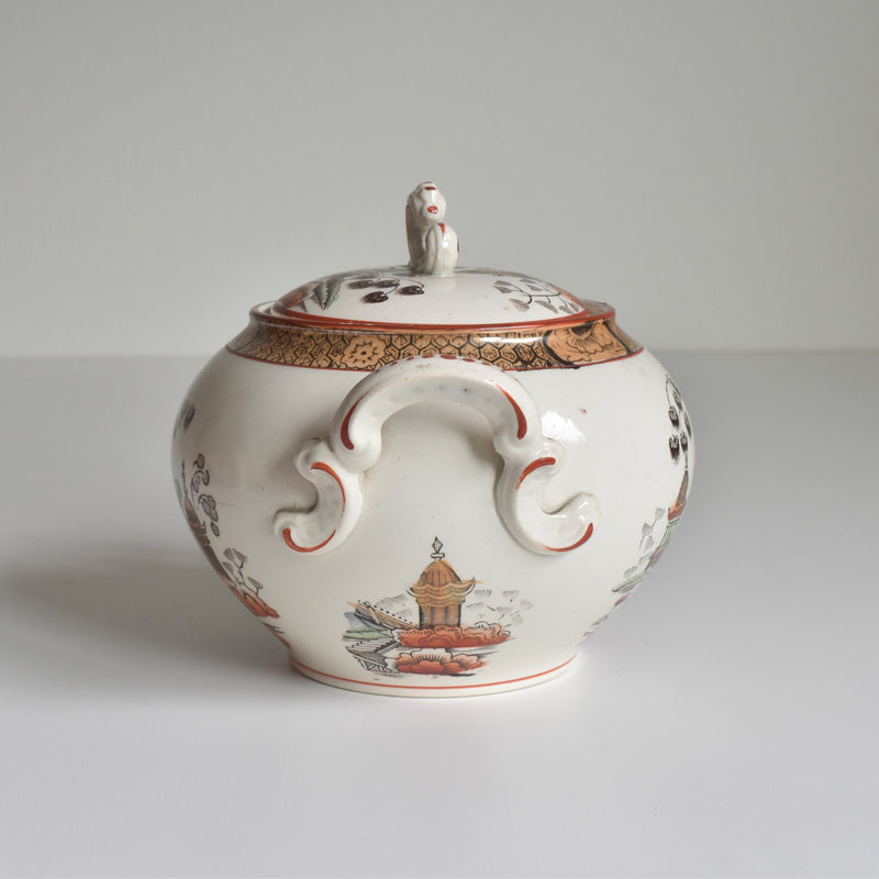 Antique sugar pot Badonviller Tokio
