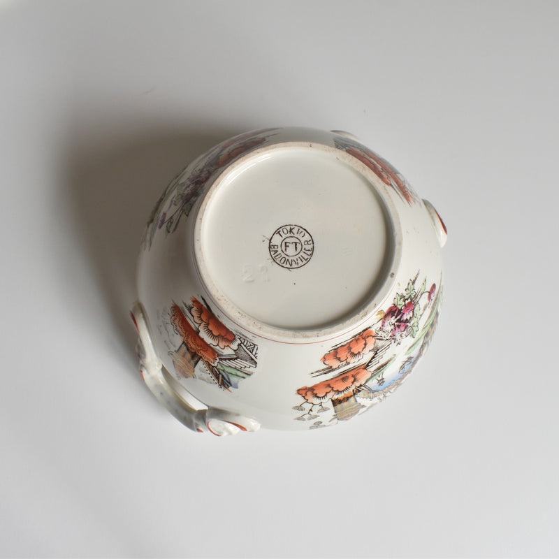 Antique sugar pot Badonviller Tokio