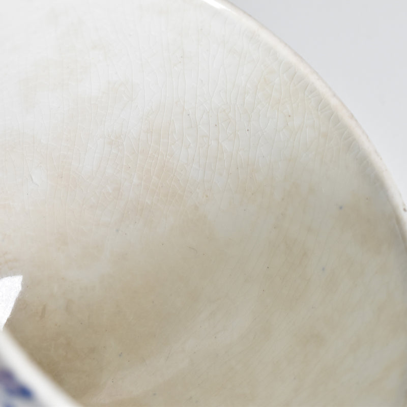 Antique Sugar Pot, Creil-Montereau, Chinoiserie
