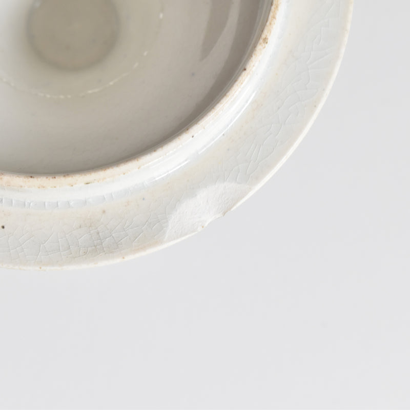 Antique Sugar Pot, Creil-Montereau, Chinoiserie
