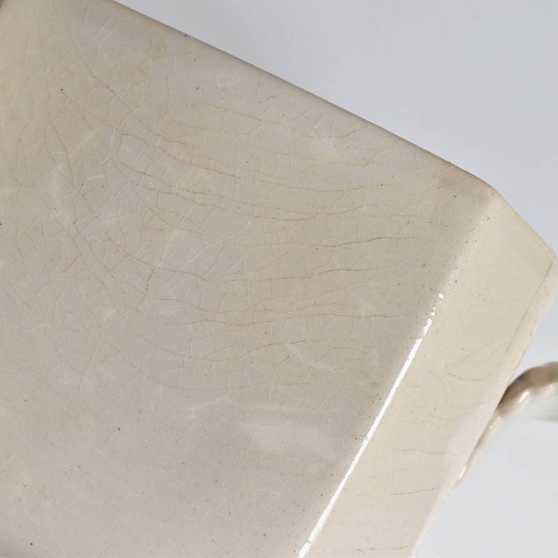Antique Sugar Pot, Creil et Montereau, Octagonal