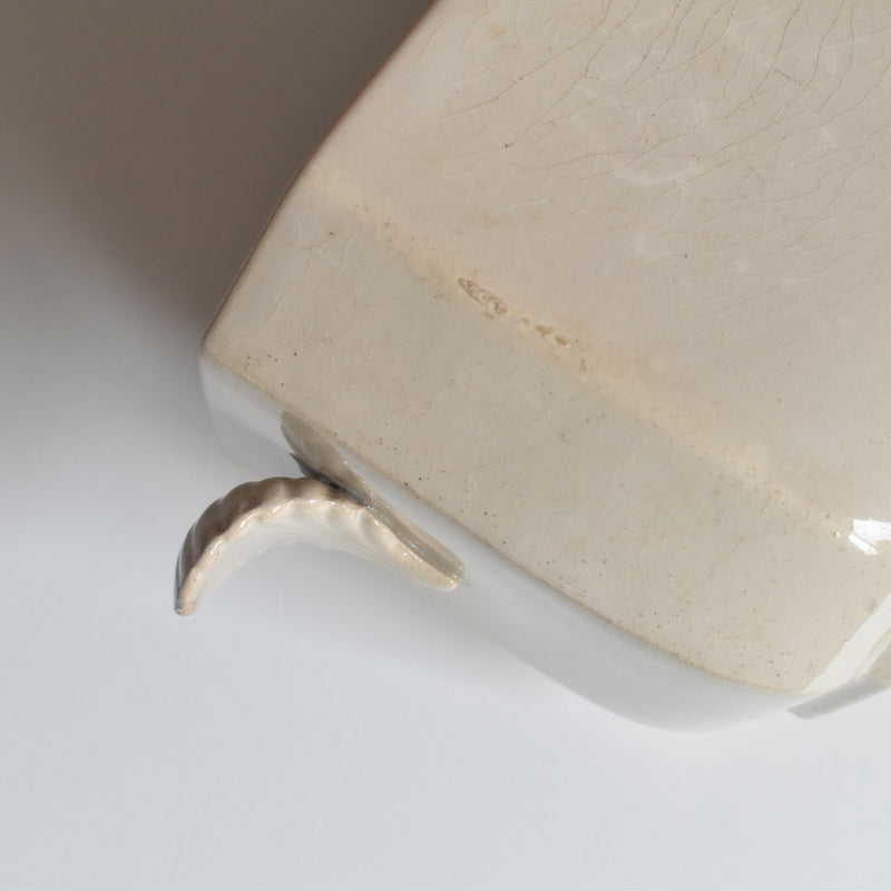 Antique Sugar Pot, Creil et Montereau, Octagonal