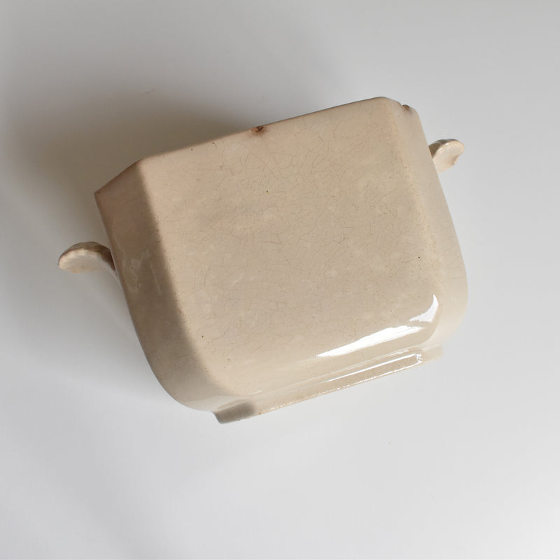 Antique Sugar Pot, Creil et Montereau, Octagonal