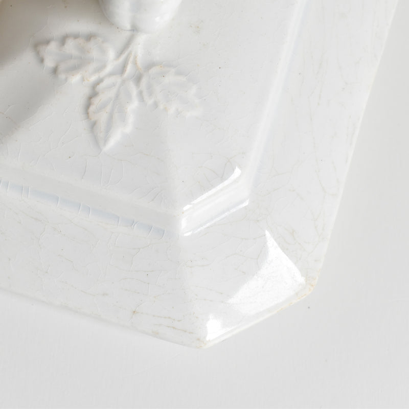 Antique Sugar Pot, Creil et Montereau, Octagonal