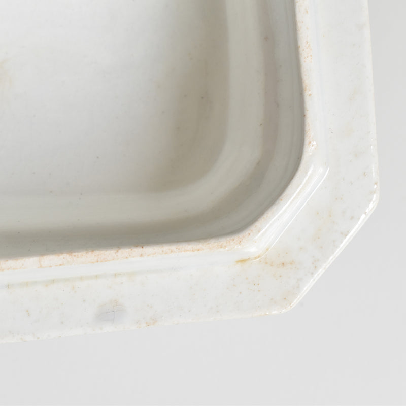 Antique Sugar Pot, Creil et Montereau, Octagonal