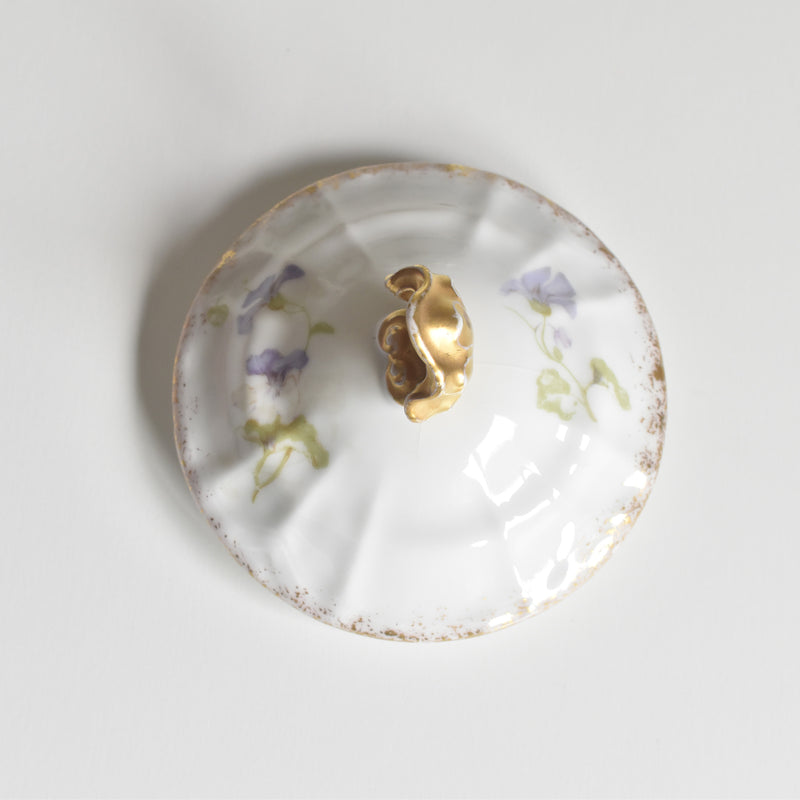 Antique Sugar Bowl Boisbertrand Limoges