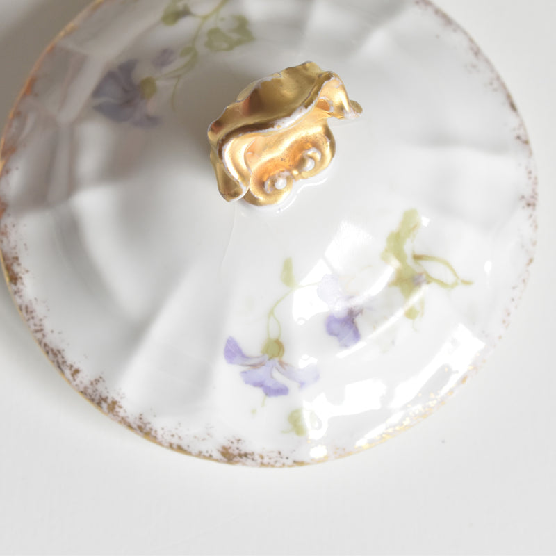 Antique Sugar Bowl Boisbertrand Limoges
