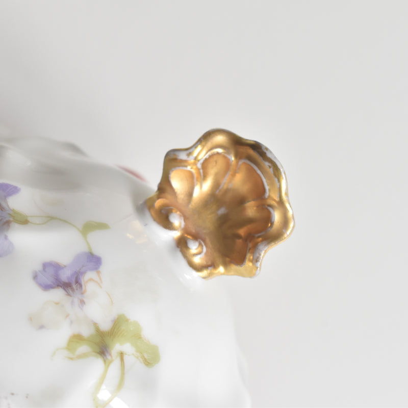 Antique Sugar Bowl Boisbertrand Limoges