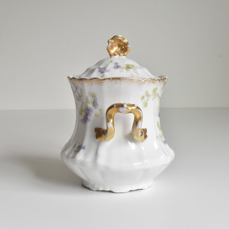 Antique Sugar Bowl Boisbertrand Limoges