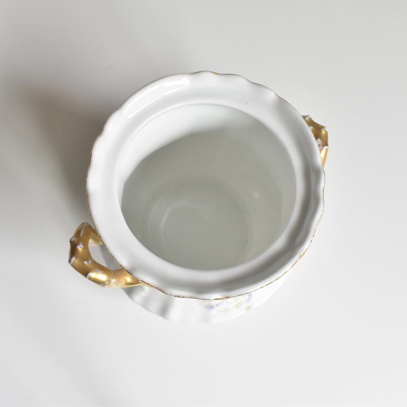 Antique Sugar Bowl Boisbertrand Limoges