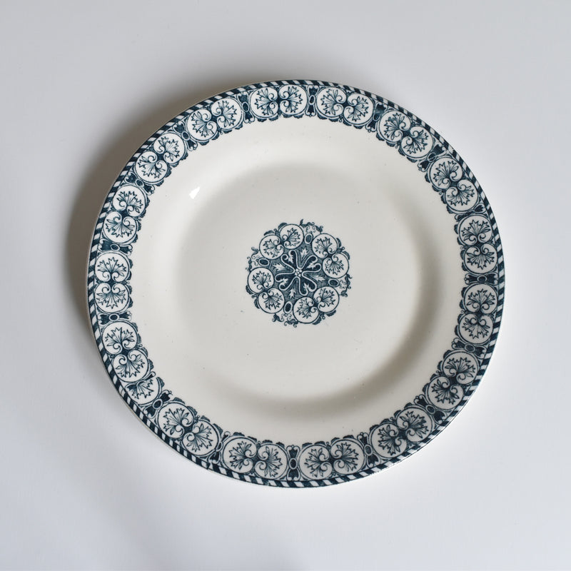 Antique plate TERRE DE FER Paris A