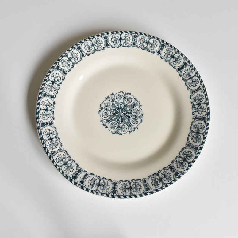 Antique Plate TERRE DE FER Paris B