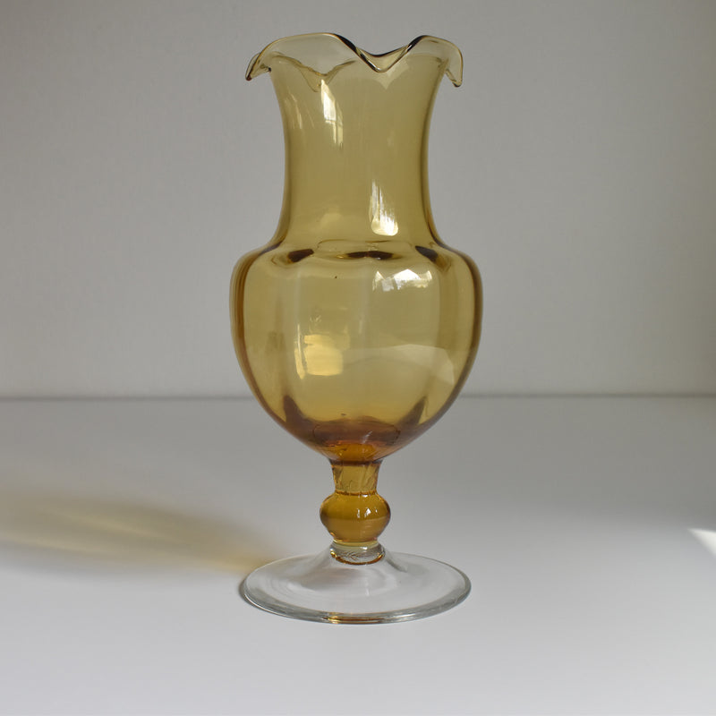 Vintage Hand-blown Glass Vase