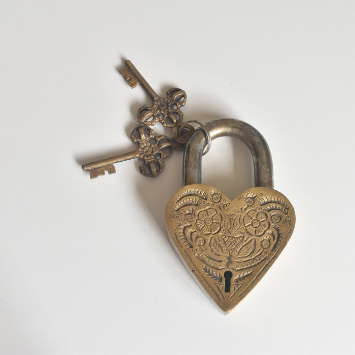 Boncoeurs 南京錠　フラワー