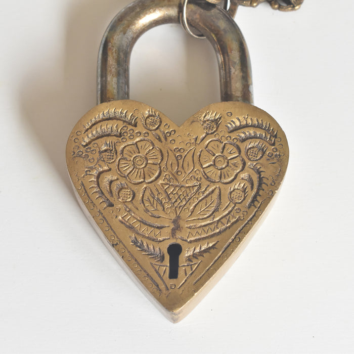 Boncoeurs 南京錠　フラワー