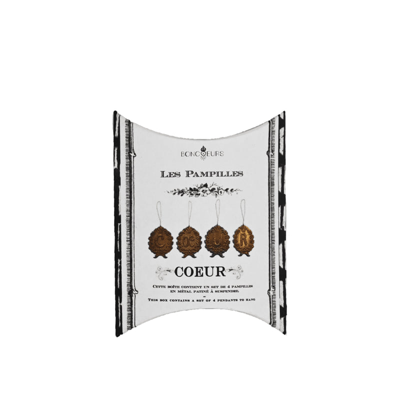 Boncoeurs オーナメント　ENLUMINURE COEUR 4セット