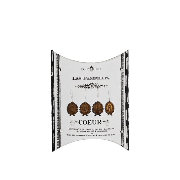 Boncoeurs オーナメント　ENLUMINURE COEUR 4セット