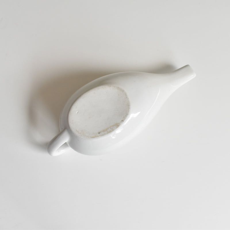 Vintage sick feeder, white