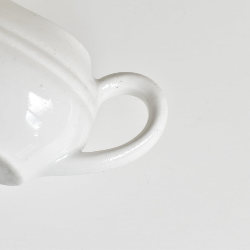 Vintage sick feeder, white
