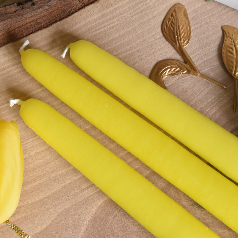 シエルジュコニック　（テーパーキャンドル）　20cm Jaune （イェロー）