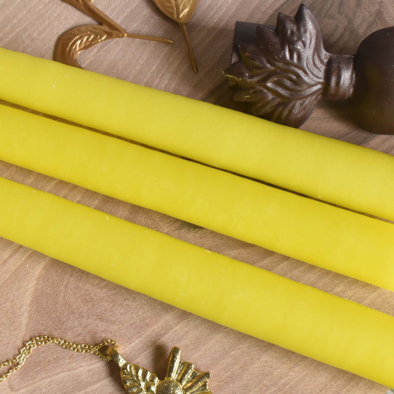 シエルジュコニック　（テーパーキャンドル）　20cm Jaune （イェロー）