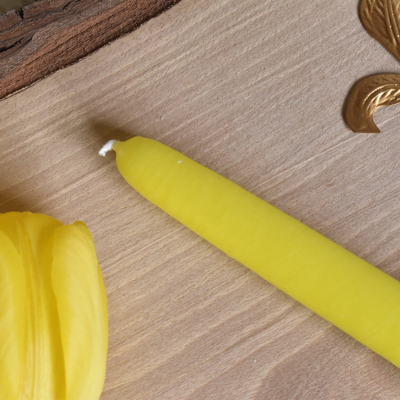 シエルジュコニック　（テーパーキャンドル）　20cm Jaune （イェロー）