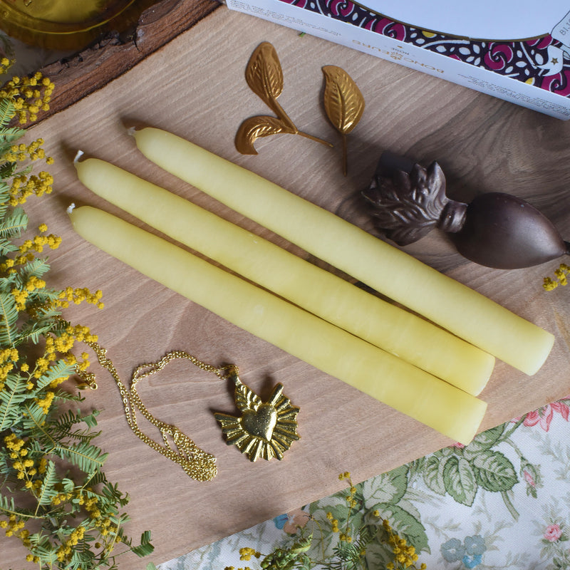 シエルジュコニック　（キャンドル）　直径2.2cm Jaune Pastel