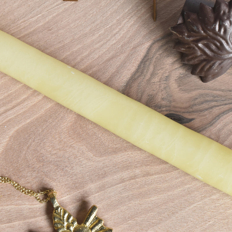 シエルジュコニック　（テーパーキャンドル）　20cm Jaune Pastel　（パステルイェロー）