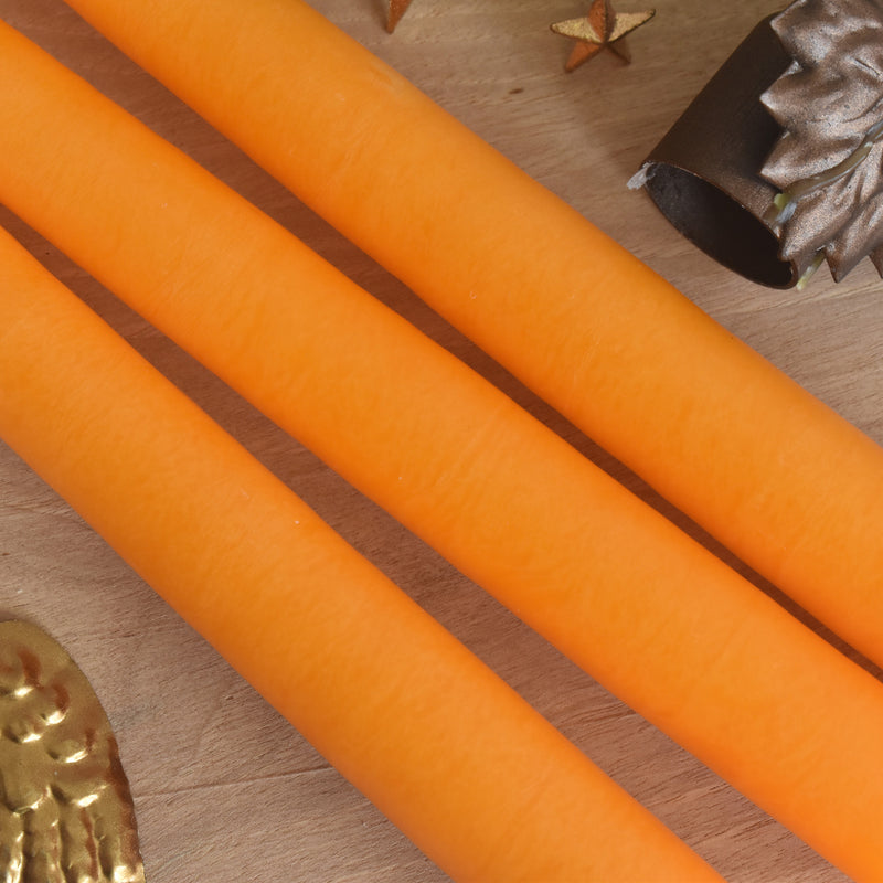 シエルジュコニック　（テーパーキャンドル）　20cm Orange（オレンジ）